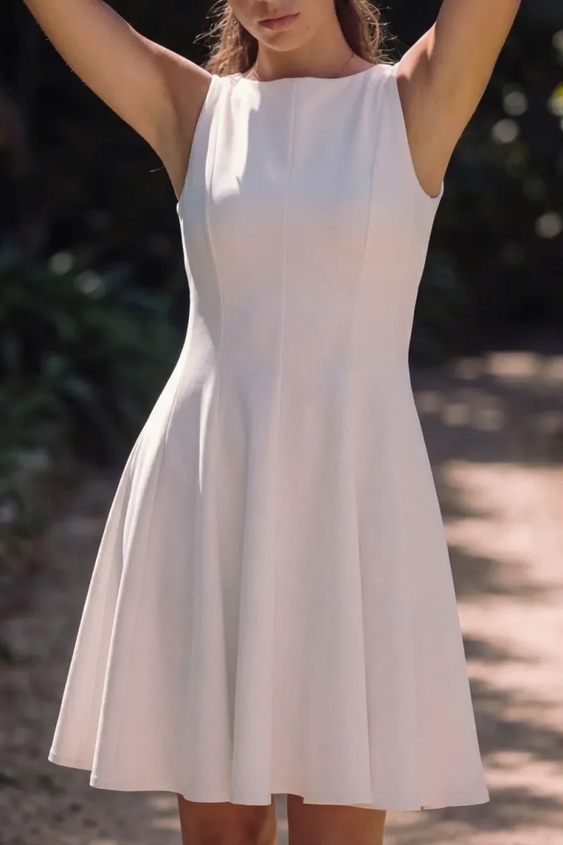 Vestido corto escote espalda - Imagen 6