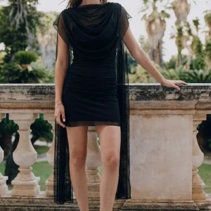 Vestido corto Étoffe de mesh