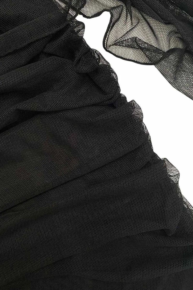 Vestido corto Étoffe de mesh - Imagen 9