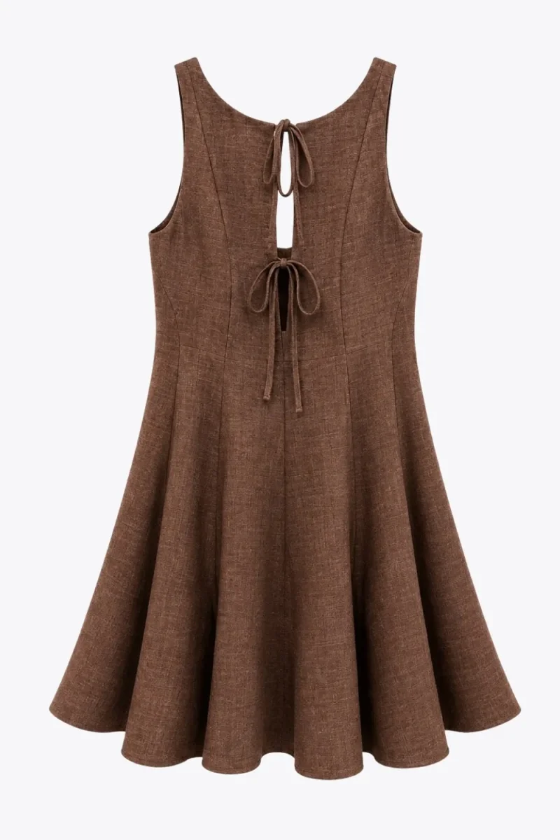 Vestido corto lazos - Imagen 7