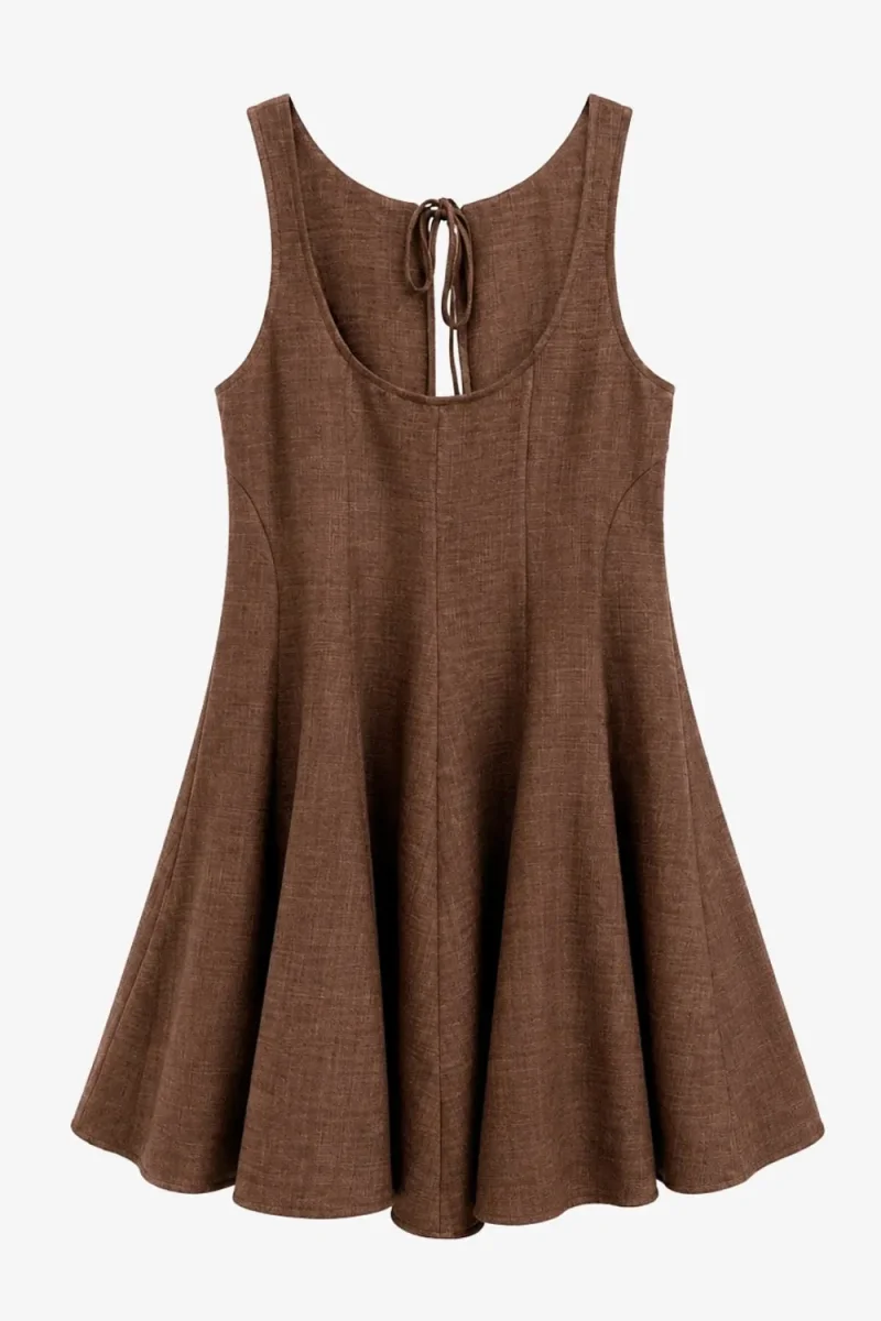 Vestido corto lazos - Imagen 8