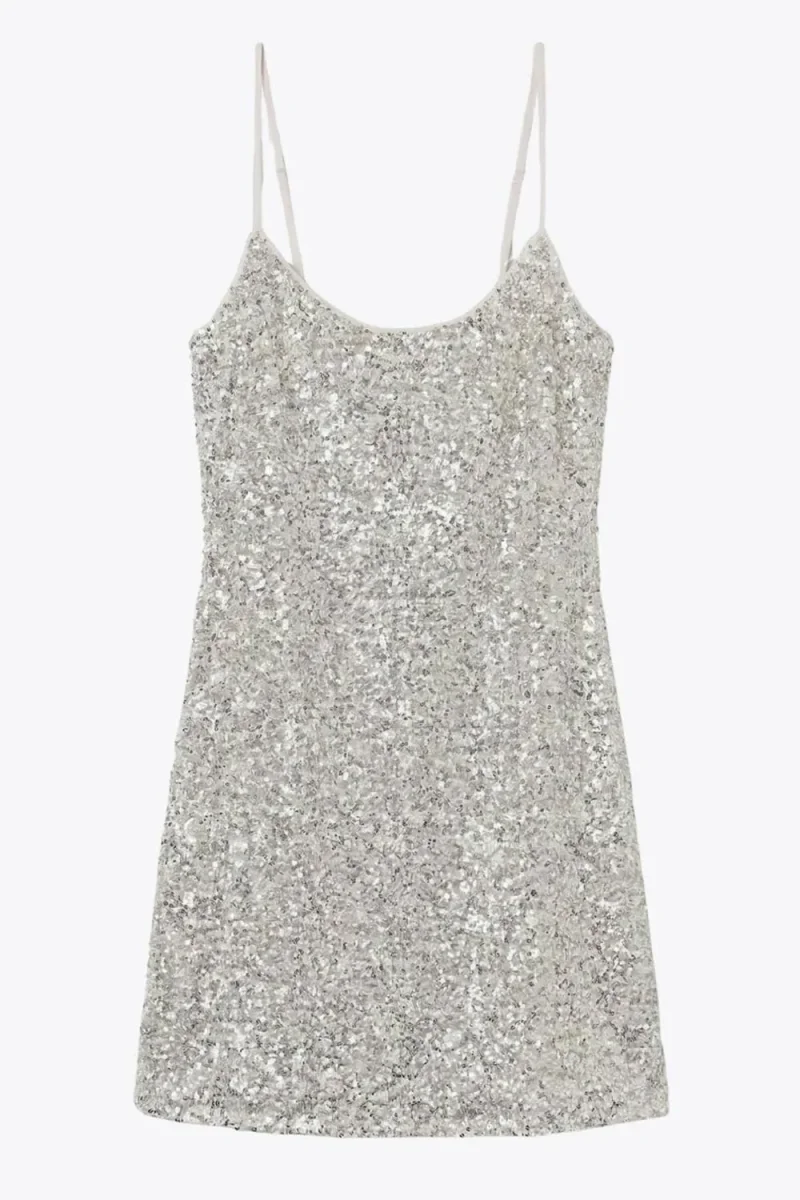 Vestido corto lentejuelas - Imagen 7