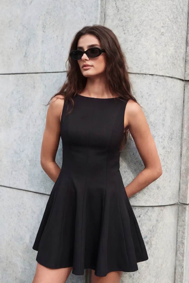 Vestido corto olanes - Imagen 4