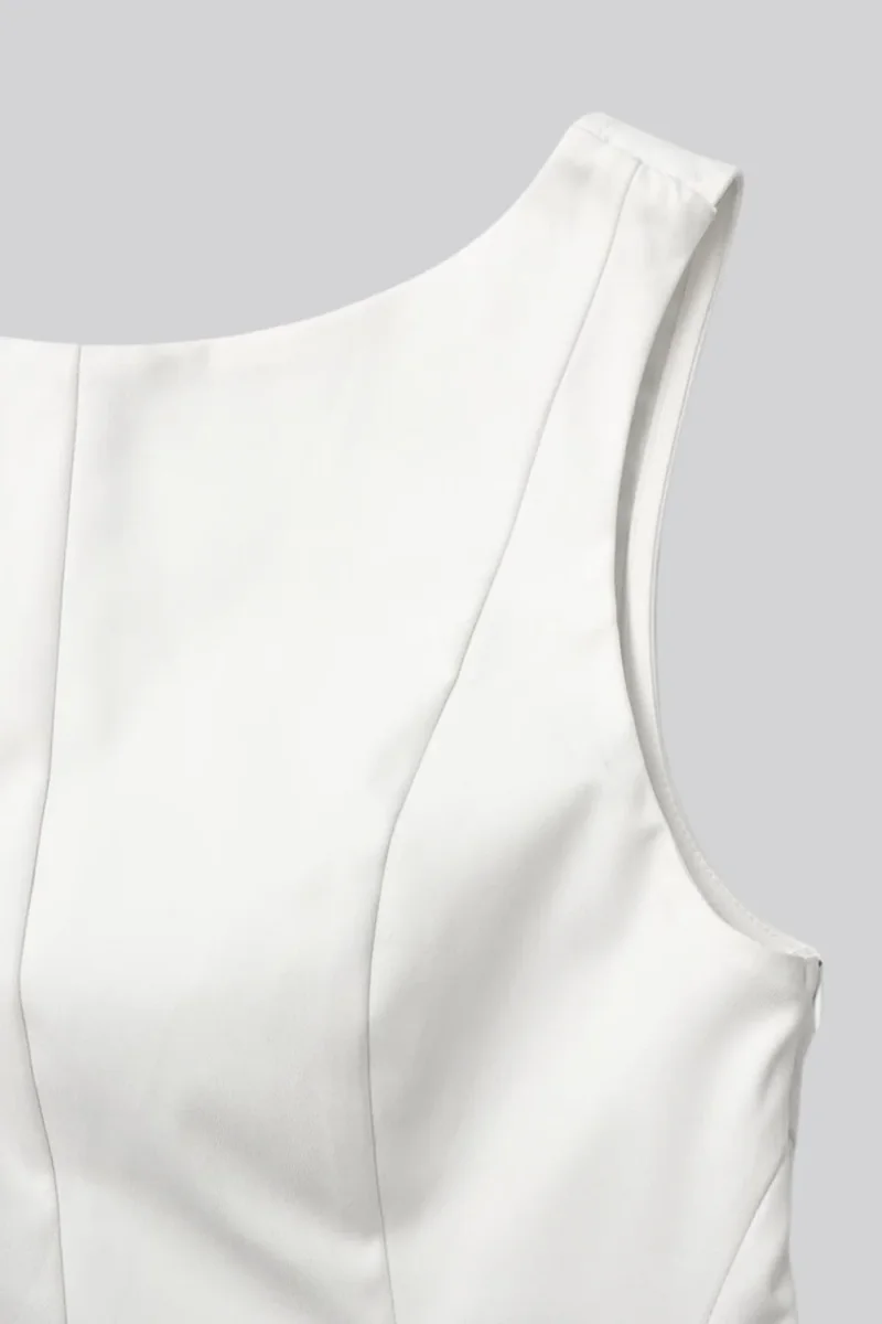 Vestido corto sin mangas - Imagen 9