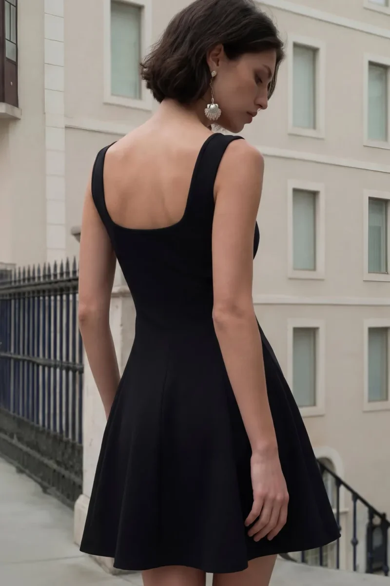 Vestido corto skater - Imagen 4