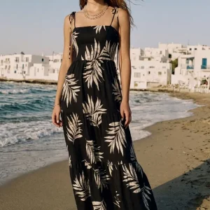 Vestido Kaia coast estampado