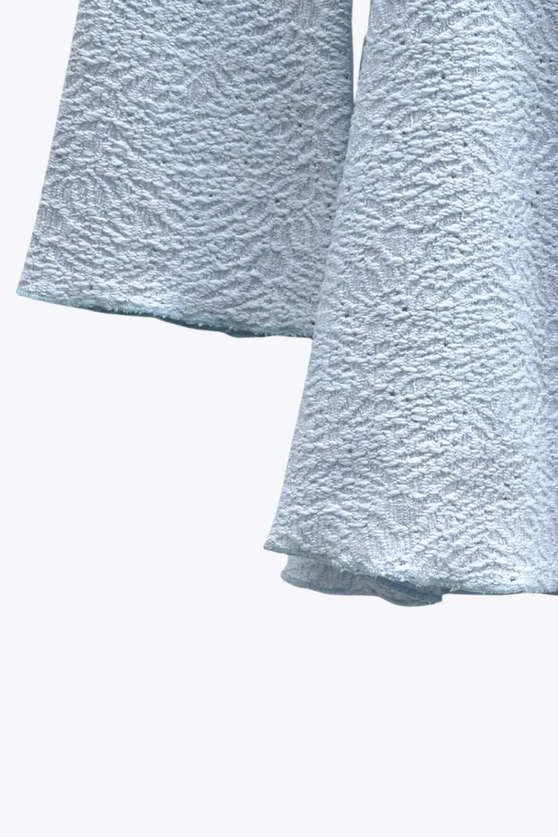 Vestido manga larga textura - Imagen 9
