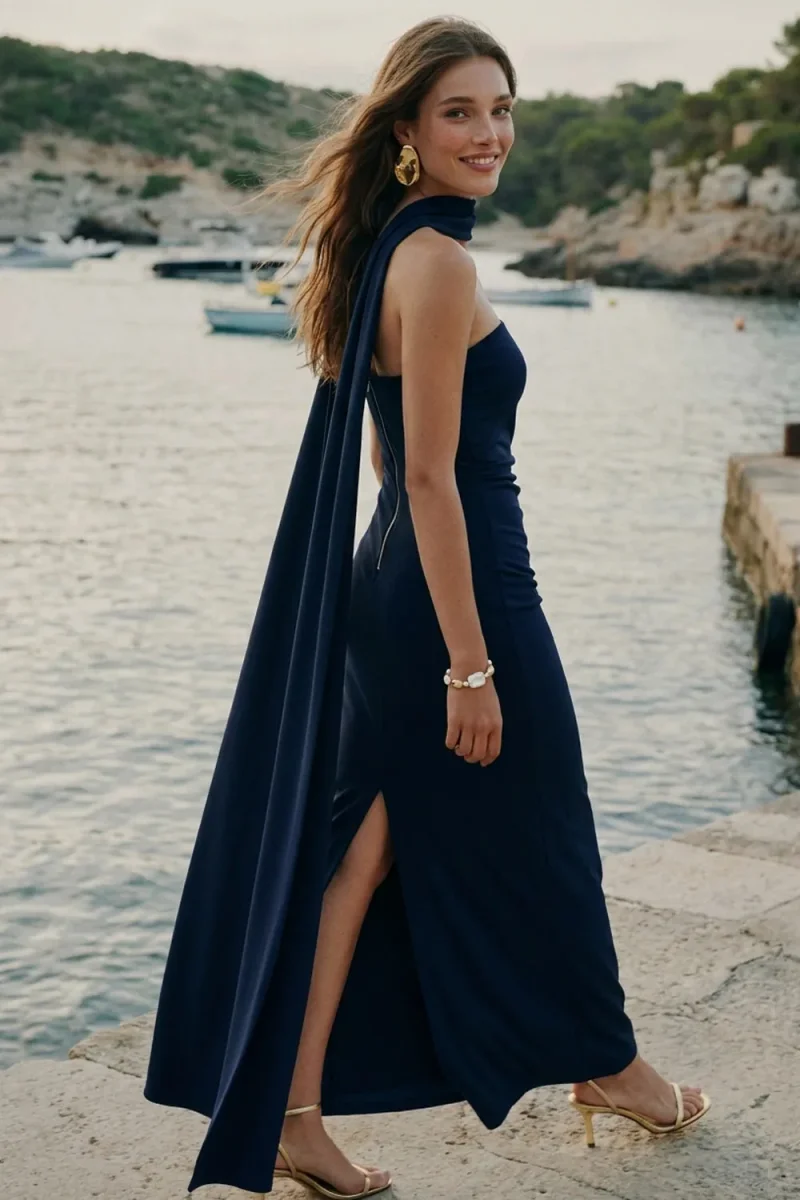 Vestido maxi Cherry Glow - Imagen 3