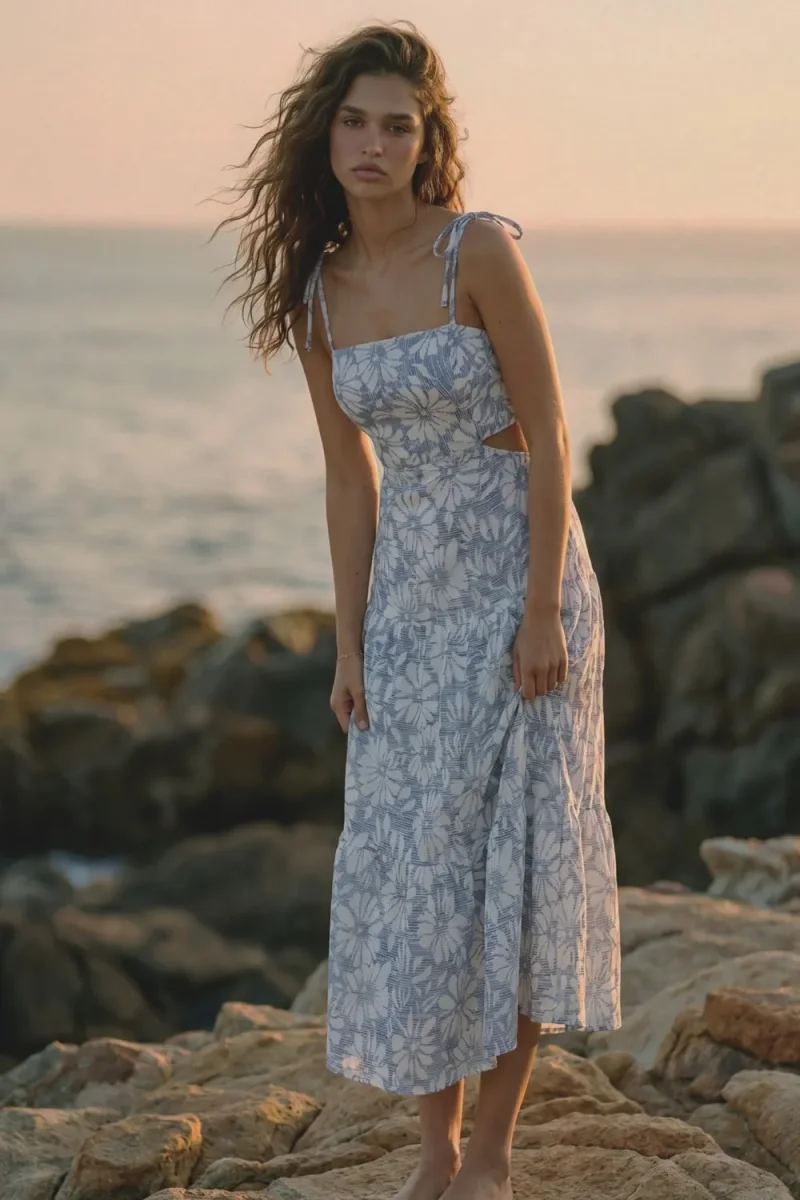 Vestido maxi flores - Imagen 4
