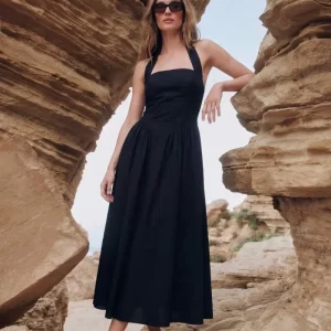 Vestido maxi halter
