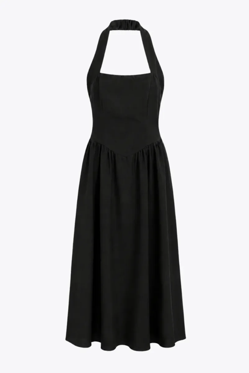 Vestido maxi halter - Imagen 7