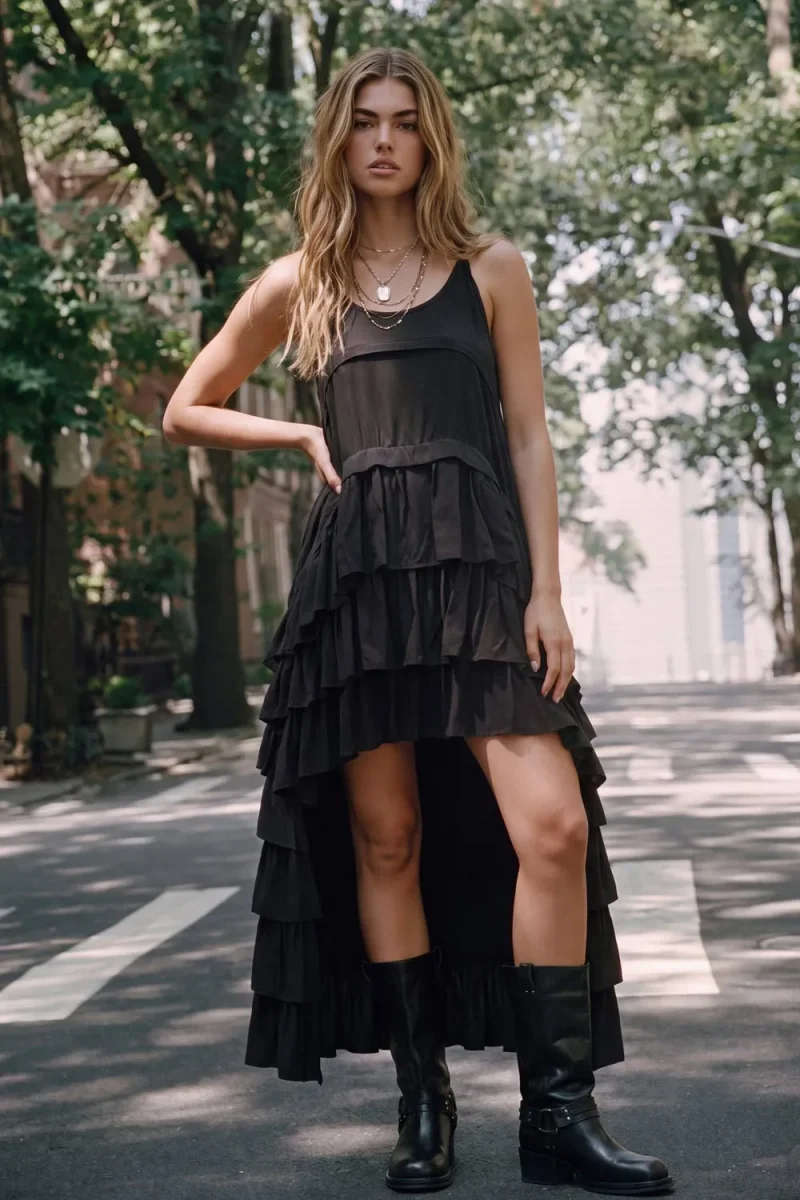 Vestido maxi olanes - Imagen 3