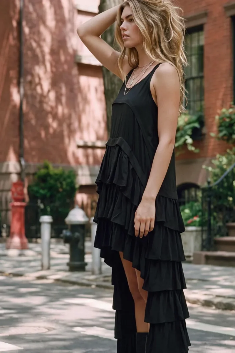 Vestido maxi olanes - Imagen 4