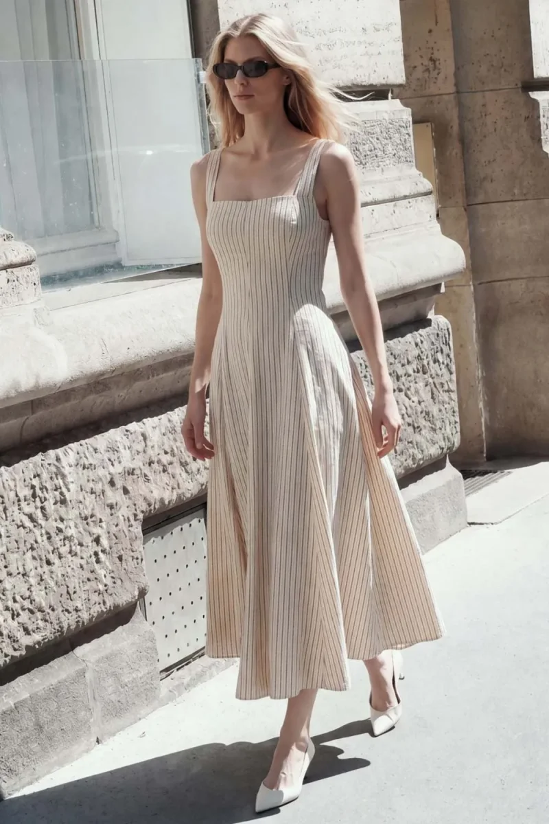 Vestido maxi rayas - Imagen 2