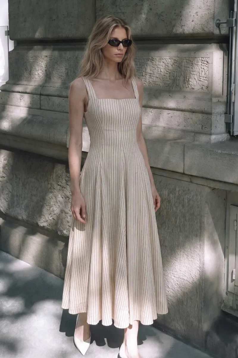 Vestido maxi rayas - Imagen 3