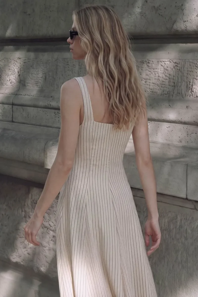 Vestido maxi rayas - Imagen 4