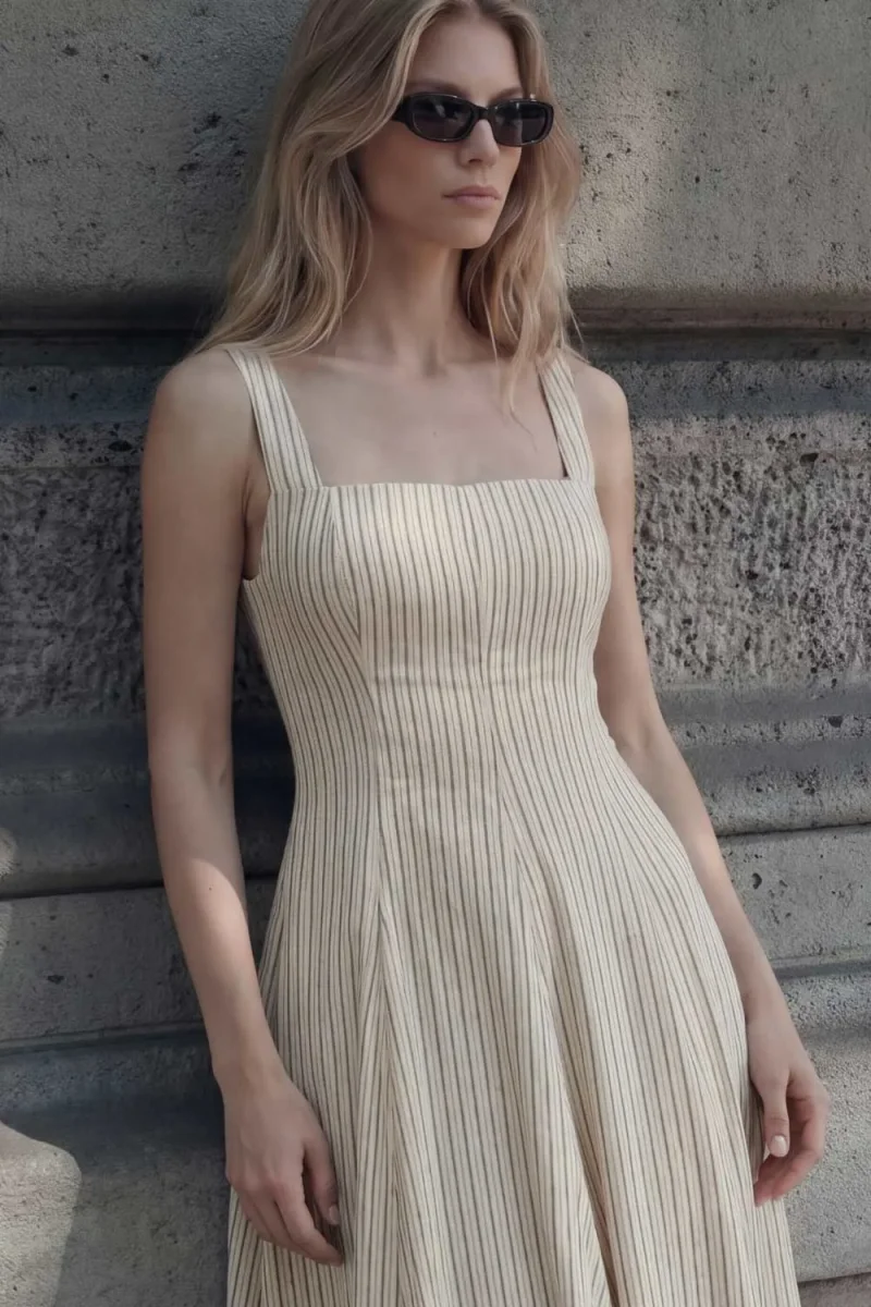 Vestido maxi rayas - Imagen 5