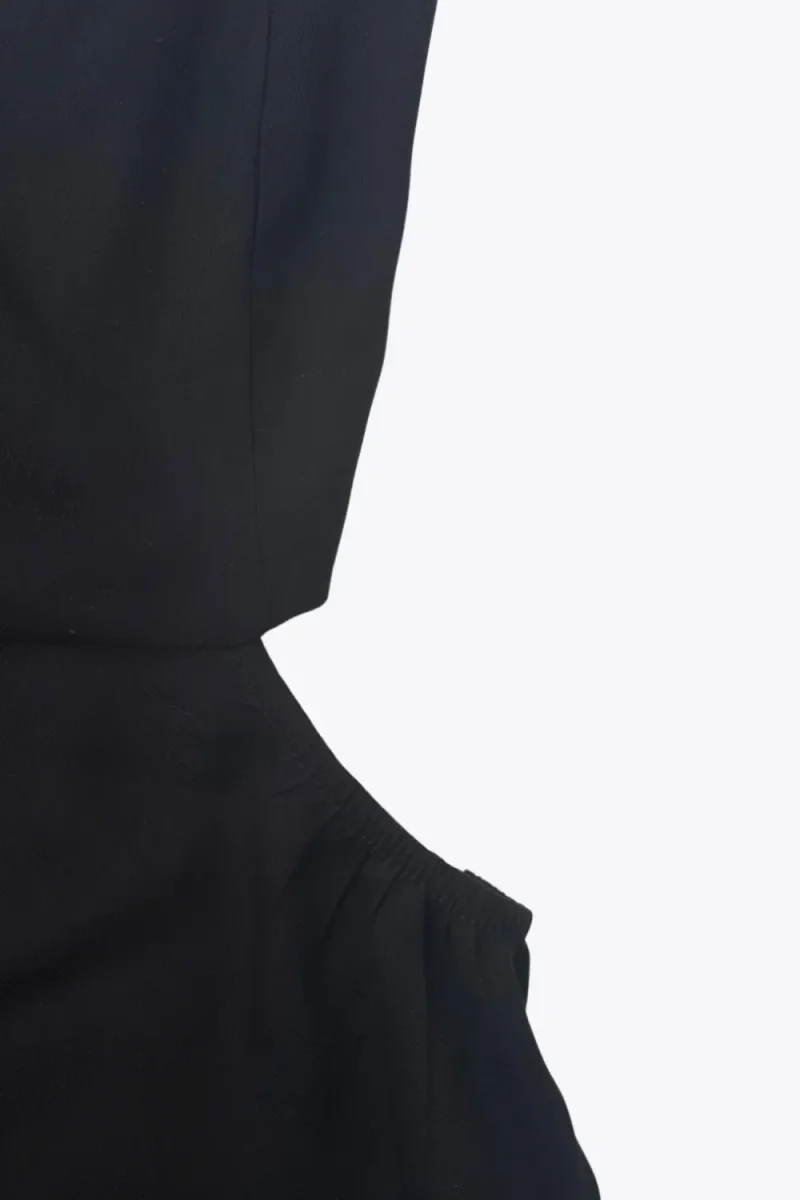 Vestido midi de lino tirantes con nudo - Imagen 9