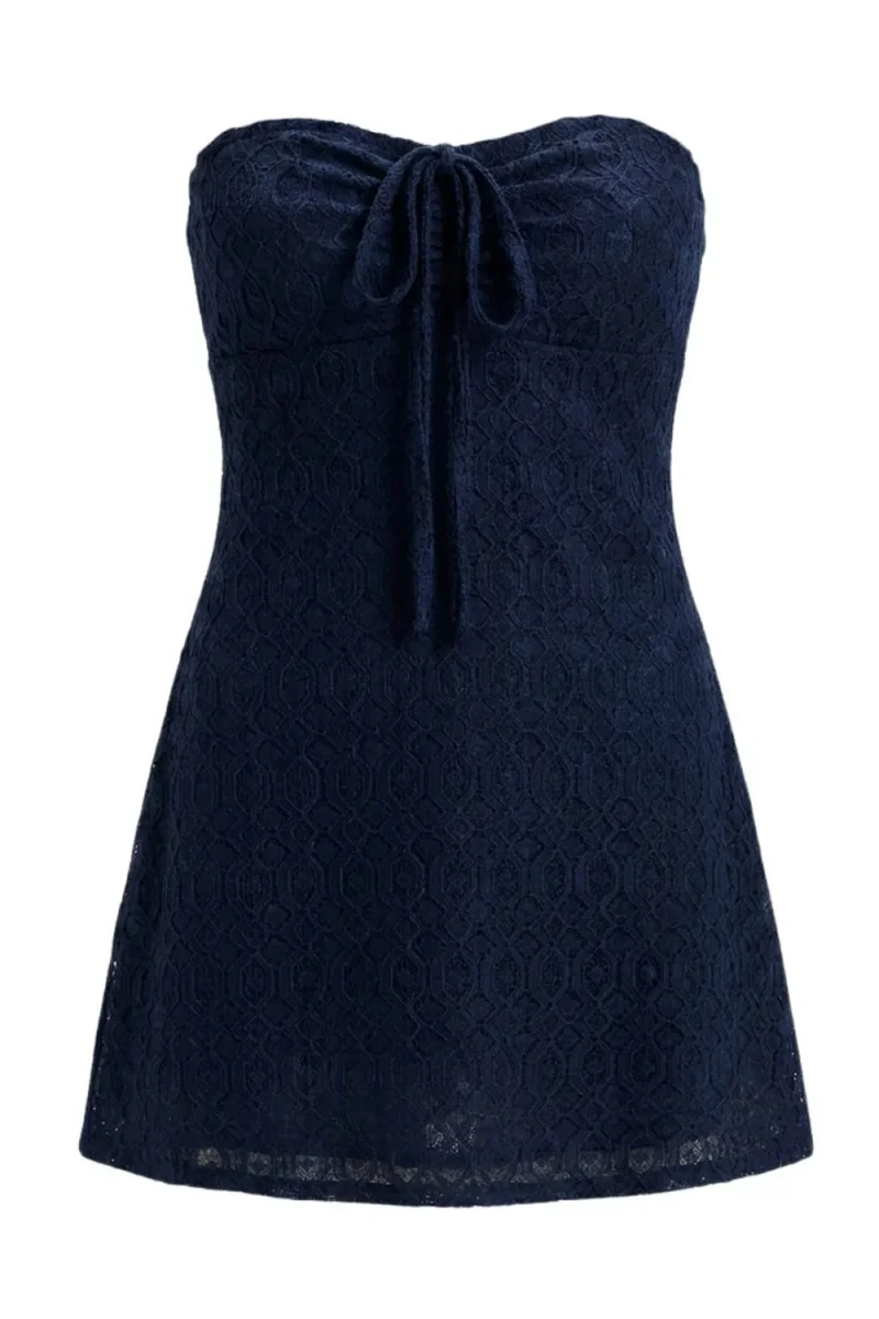Vestido strapless Rosier - Imagen 8