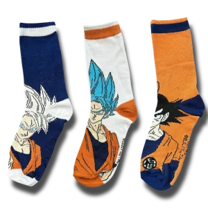 Pack 3 Calcetines Goku Dragón Ball Z