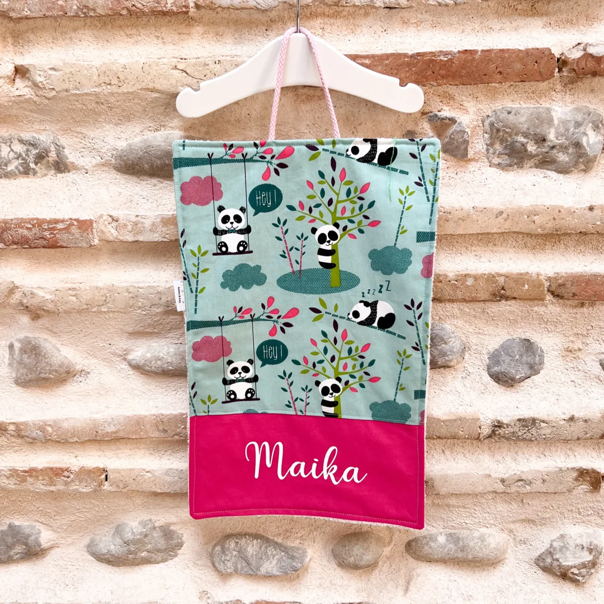 Mochila cuerdas personalizada con toallita a juego - Imagen 4