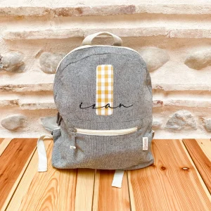 Mochila grande personalizada inicial y nombre