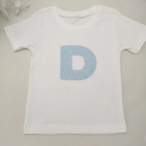 Camiseta ADULTO con inicial manga corta