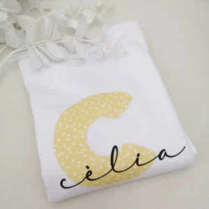Sudadera ADULTO blanca con inicial y nombre