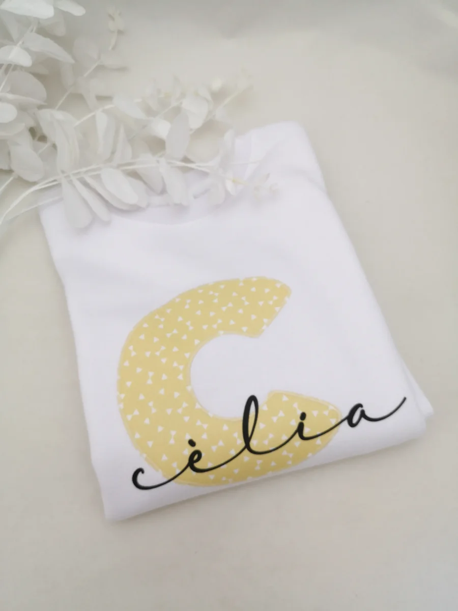 Sudadera ADULTO blanca con inicial y nombre - Imagen 6