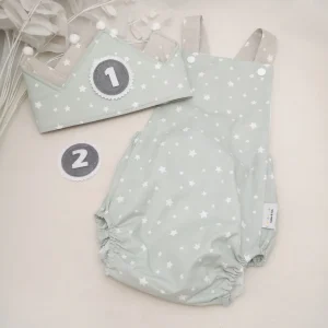 Peto y corona estrellas nude mint