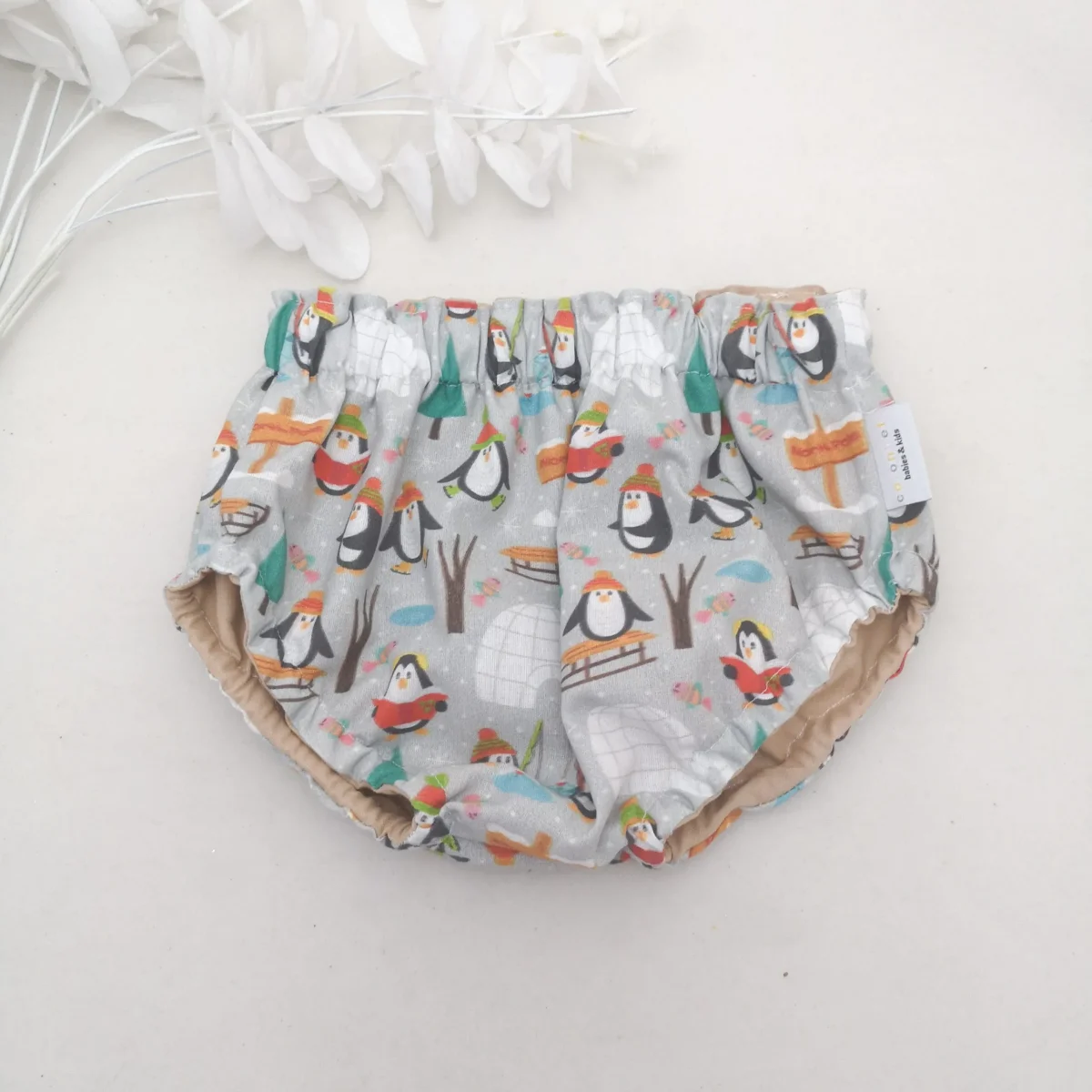 Body bebé árbol navidad personalizado con cubrepañal - Imagen 5