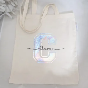 Bolsa multiusos personalizada vinilo nácar