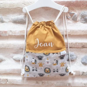 Mochila personalizada cuerdas zoo