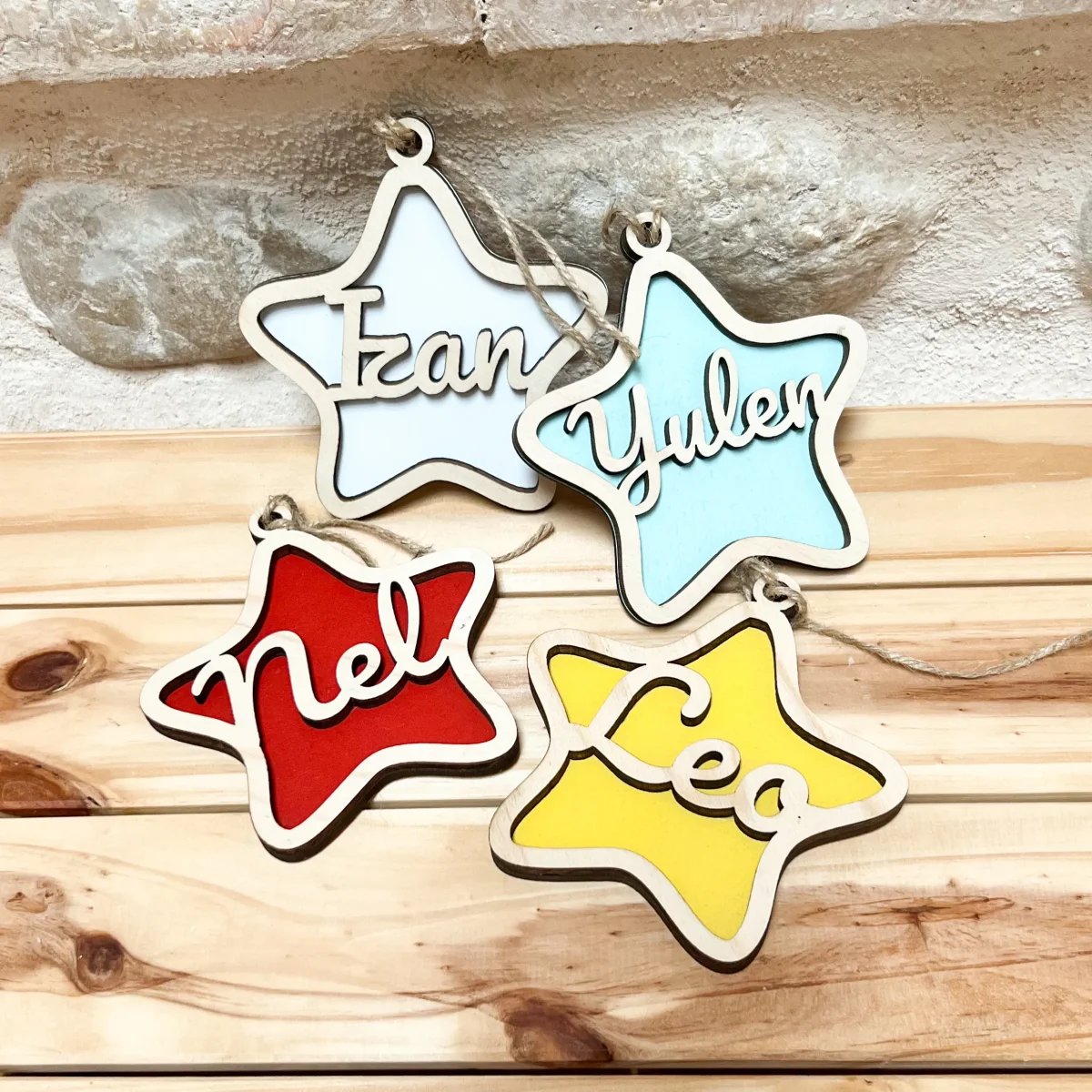 Bola navidad estrella color personalizada - Imagen 7