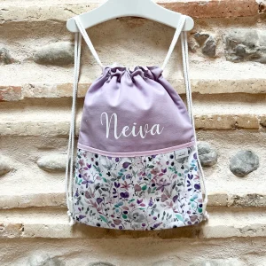 Mochila personalizada cuerdas flores