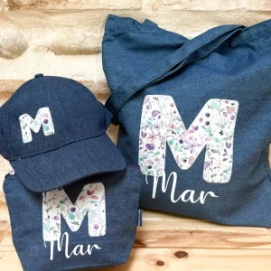 Bolsa, neceser y gorra tejana personalizados
