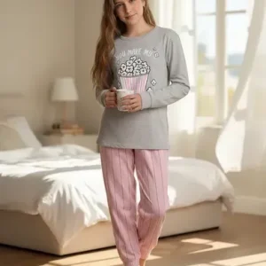 LENCATEX ART 26923/G PIJAMA JUVENIL DE NENA