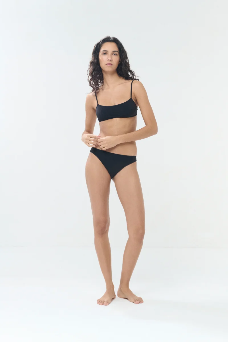 PARTE INFERIOR DE TRAJE DE BAÑO IL BIKINI NEGRO/MARRÓN - Imagen 4