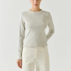 CAMISETA FLAVIE GRIS JASPEADO