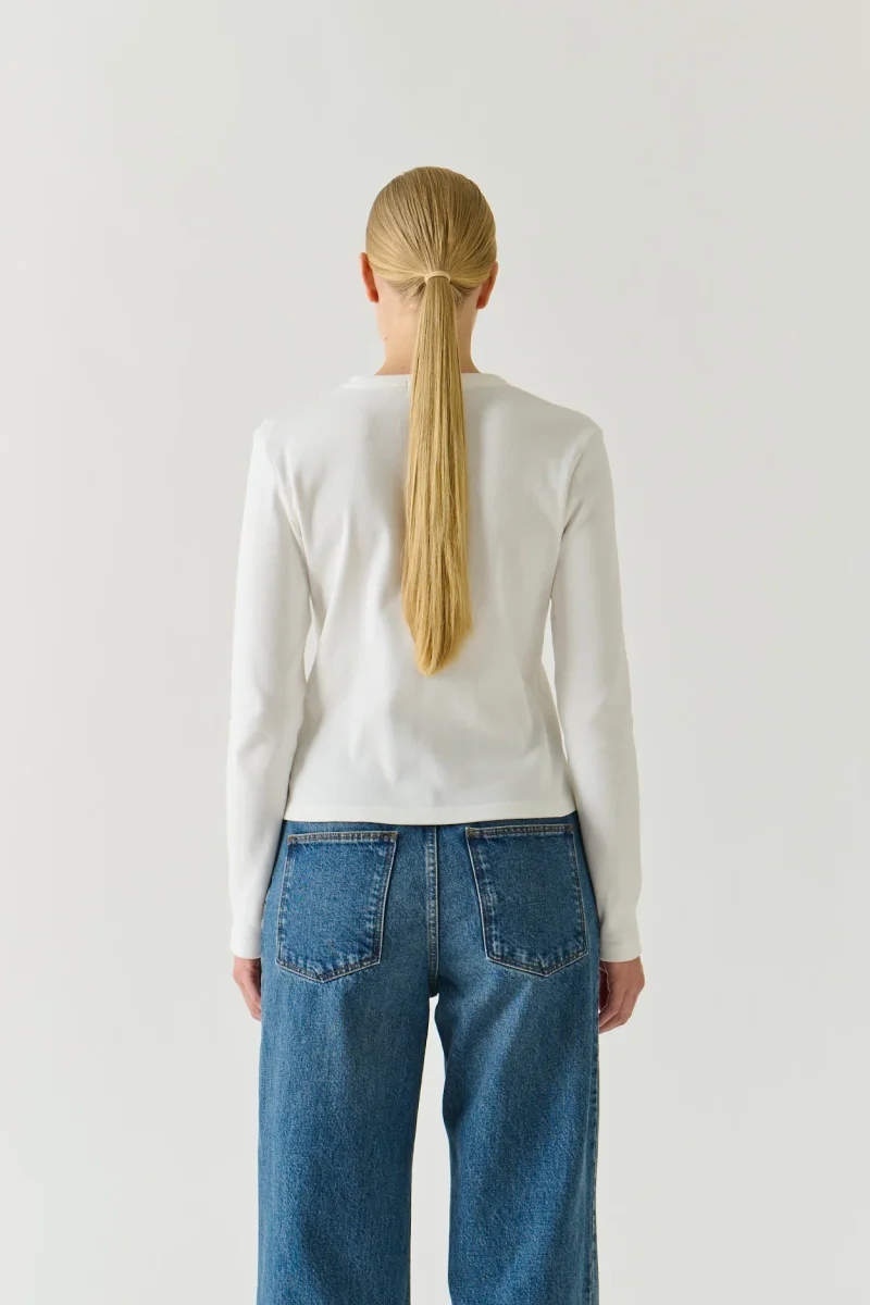 CAMISETA FLAVIE BLANCA - Imagen 4