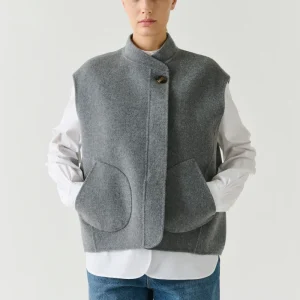 CAZADORA ADELINE GRIS CLARO