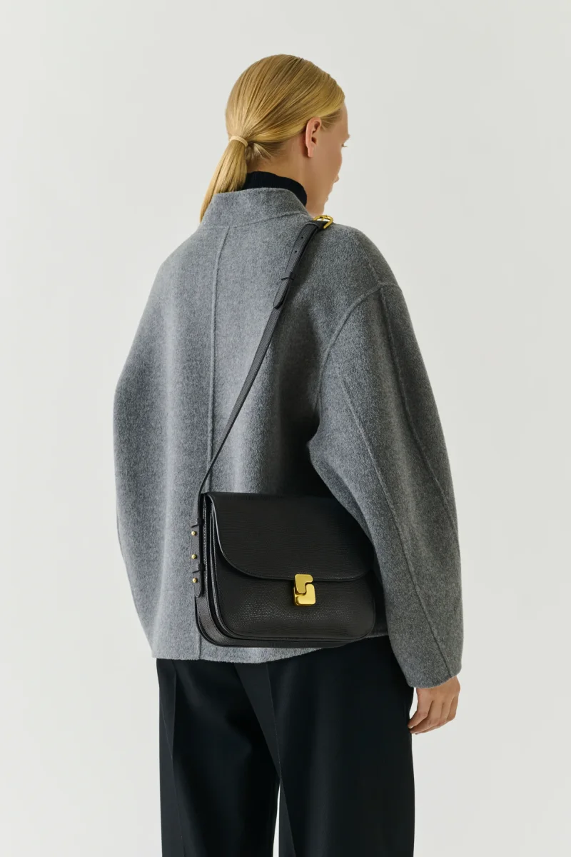 BOLSO BELLISSIMA MAXI NEGRO CAVIAR - Imagen 3