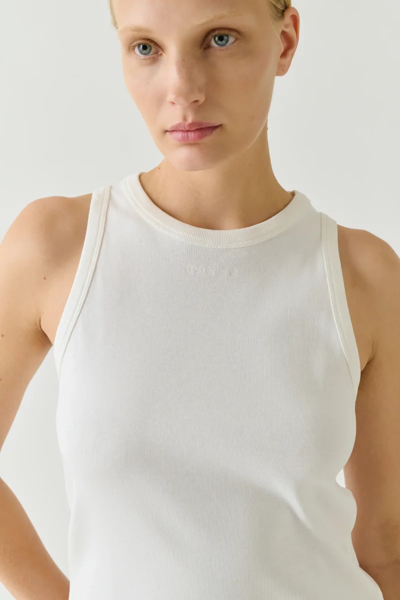 CAMISETA SIN MANGAS DOLLY BLANCO - Imagen 5