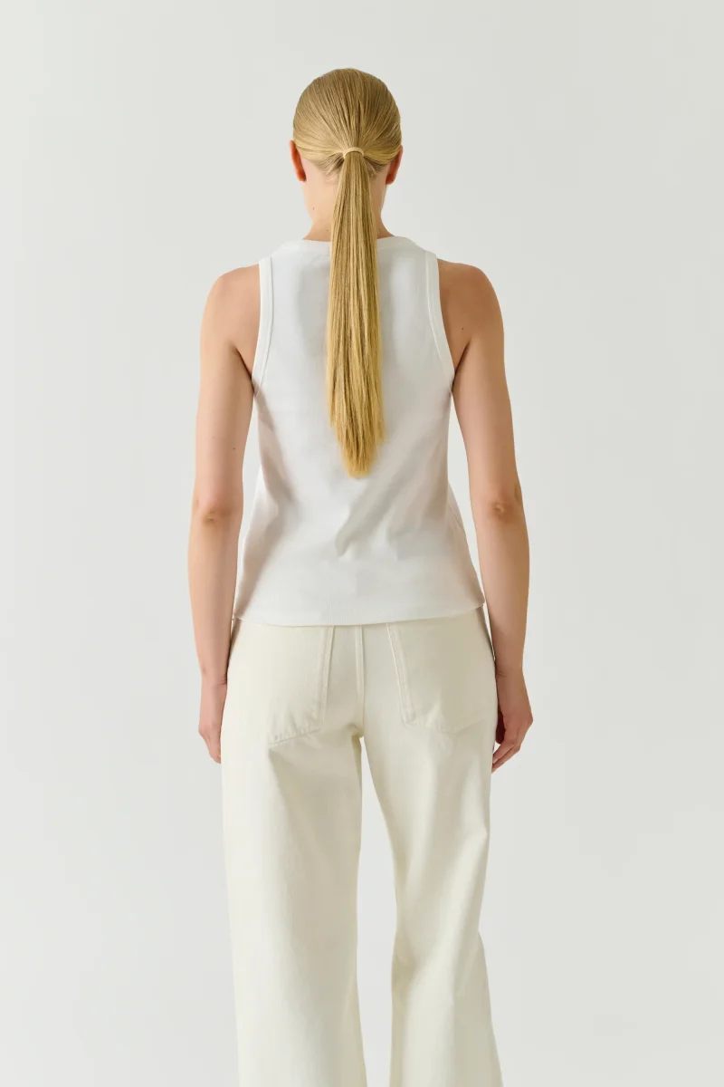 CAMISETA SIN MANGAS DOLLY BLANCO - Imagen 4