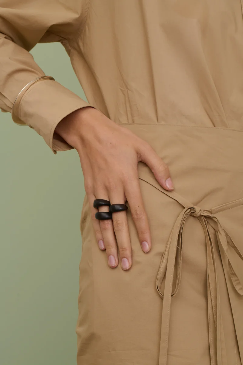 ANILLO ZEA MARRÓN OSCURO - Imagen 4