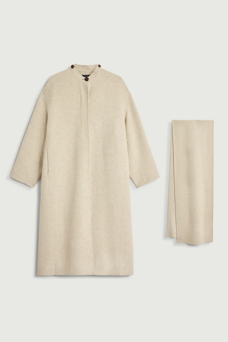 ABRIGO FINN CRUDO/GRIS - Imagen 8