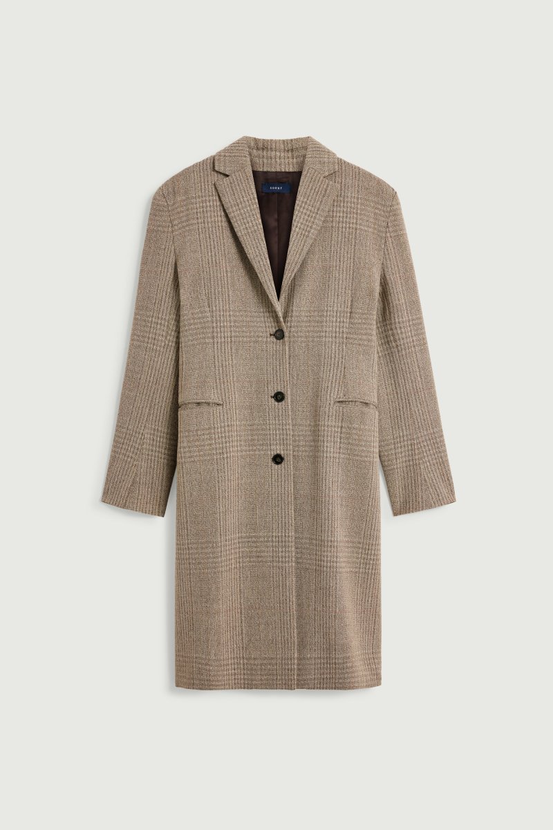 ABRIGO LINCOLN MARRÓN/BEIGE - Imagen 7