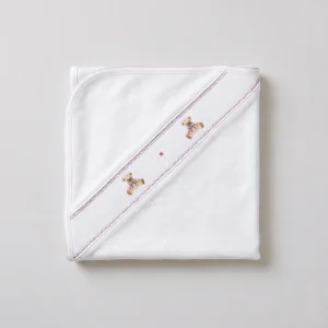 Manta smock ositos Rosa