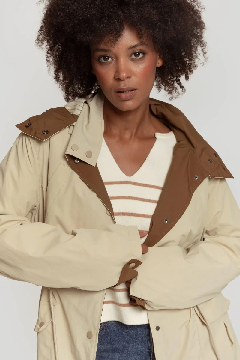 Trench Repelente Elegante - Imagen 3