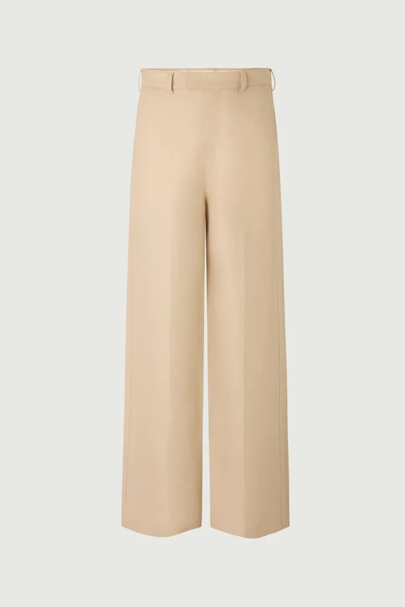 PANTALÓN HIPPOLYTE BEIGE POLVO - Imagen 7